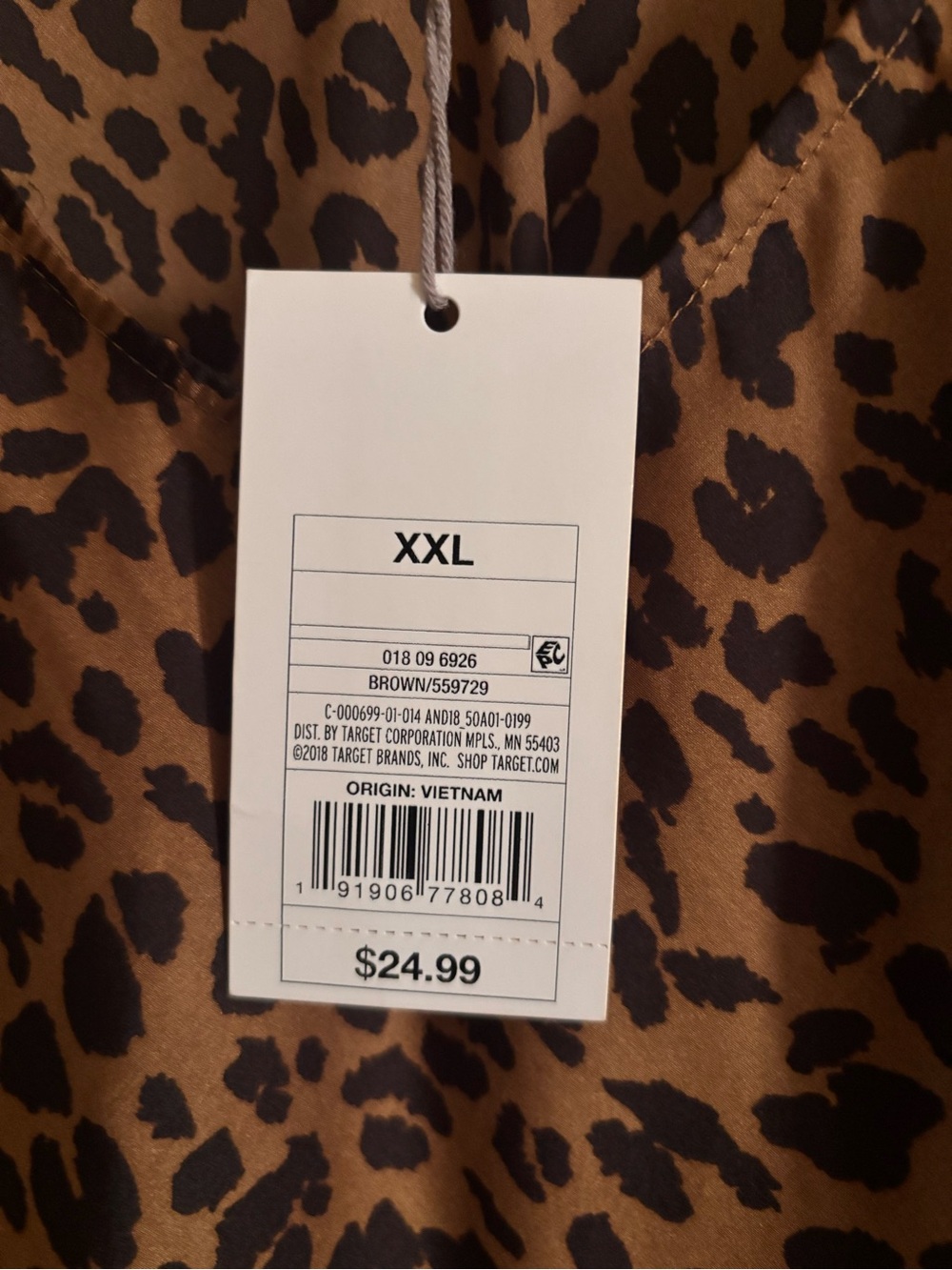 A New Day Leopard Print Slip Dress - Brown - Picture 6 of 7
